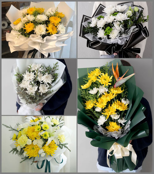 广东梅州市梅江区西阳镇白事花束代送